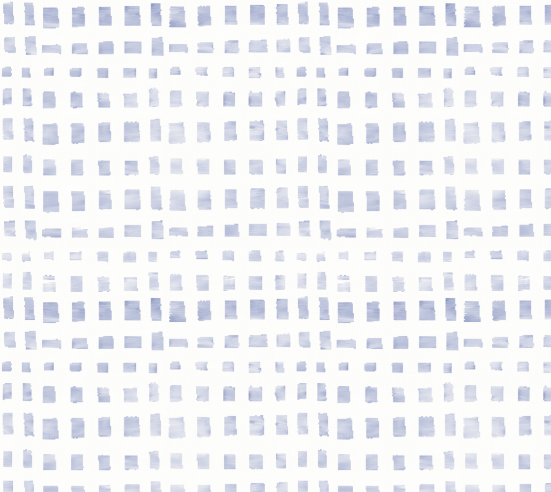 Tidal Grid in Blue Fabric