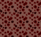 Red posies on dark blush, fabric