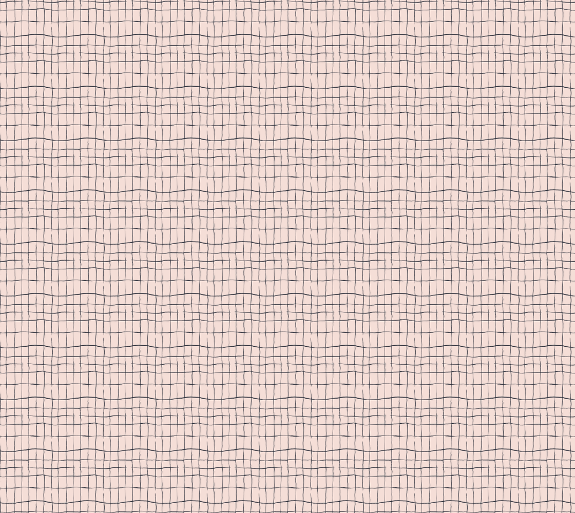 Broken Grid on Blush, Fabric