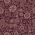 Suzani floral maroon