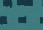 Washed squares in teal, wallpaper