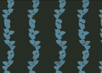 Sky Blue Vines on Moss, Wallpaper