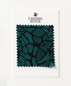 Turquoise Minerals Fabric