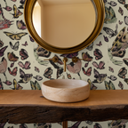 Cabinet Butterflies, Wallpaper