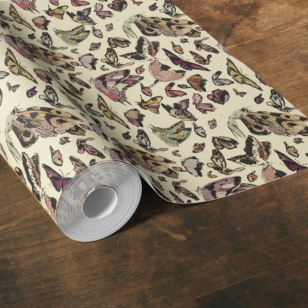 Cabinet Butterflies, Wallpaper