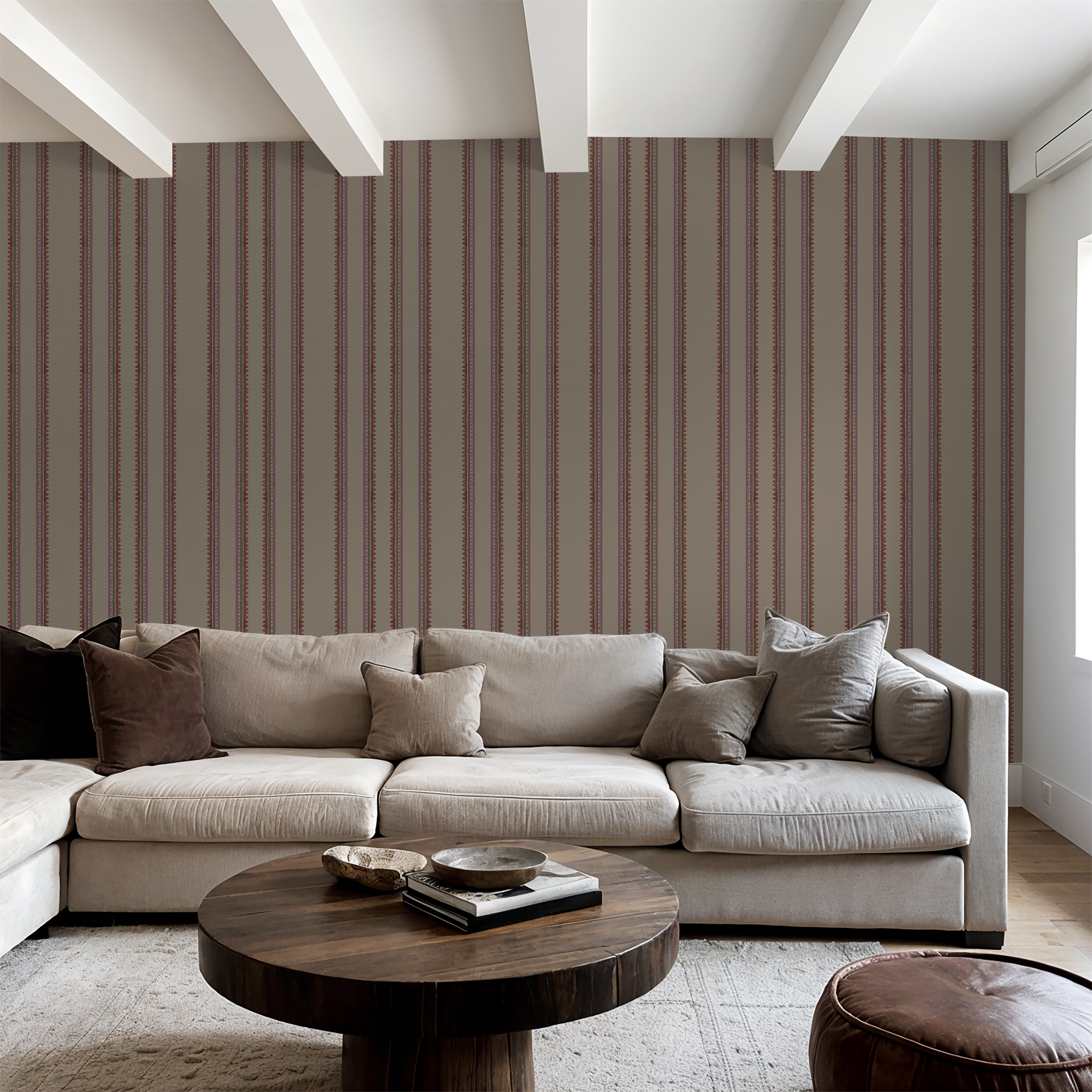 Cross stitch stripes, Wallpaper
