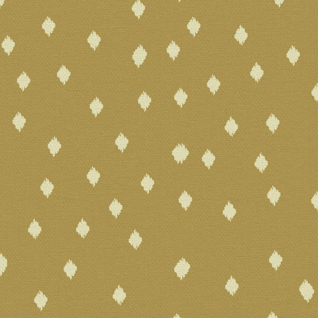 Ditsy Ikat in Marigold, Wallpaper
