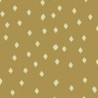 Ditsy Ikat in Marigold, Wallpaper
