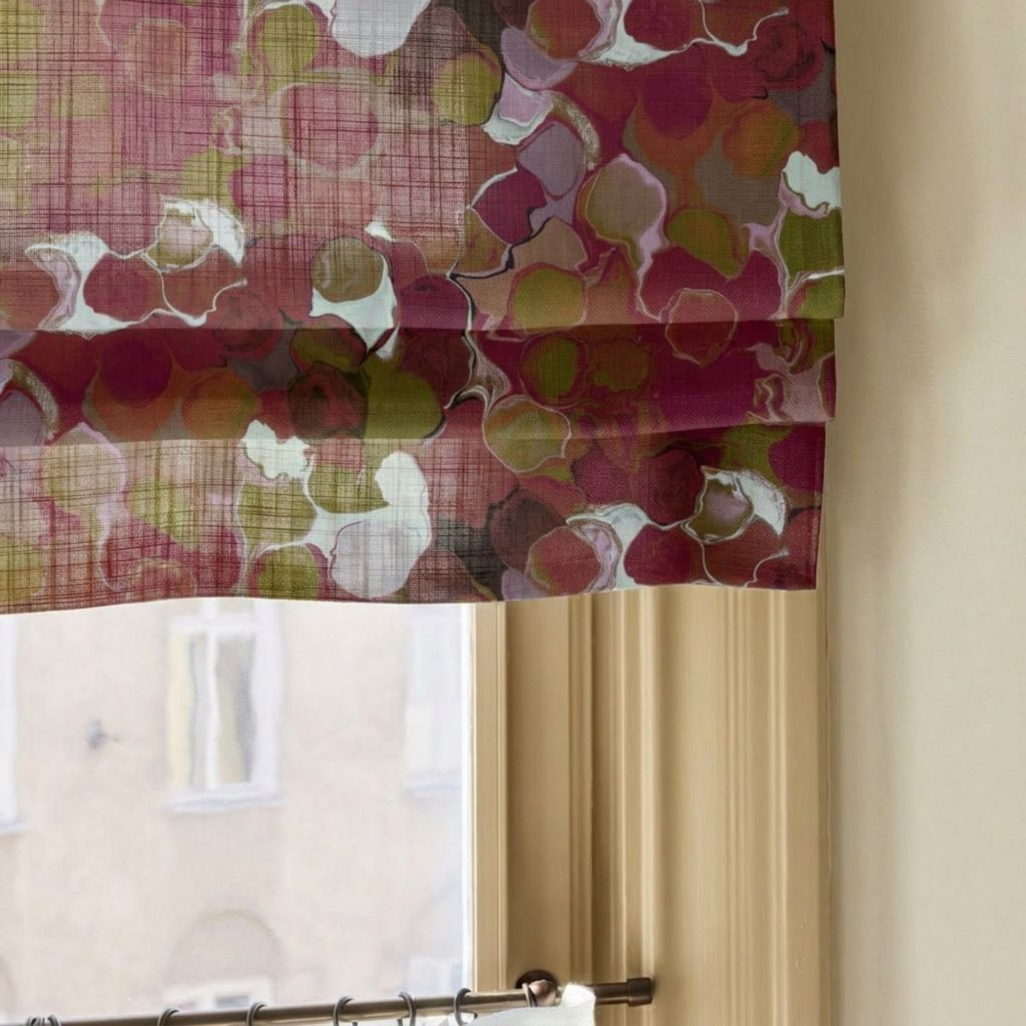 Pink marbled, fabric