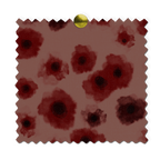Red posies on dark blush, fabric
