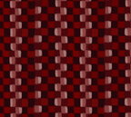 Woven pattern with red and brown colors