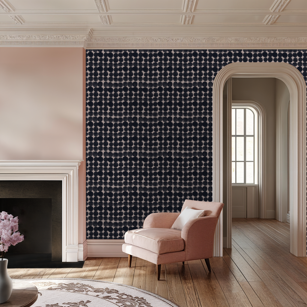 modern watercolor wallpaper geometric abstract wallcovering french wallpaper